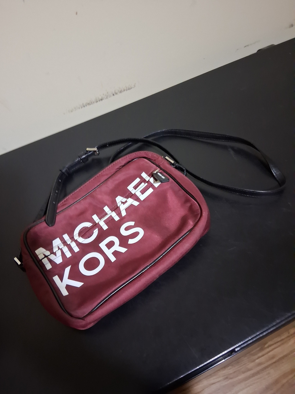 Michael Kors Men's Burgundy Crossbody Bag